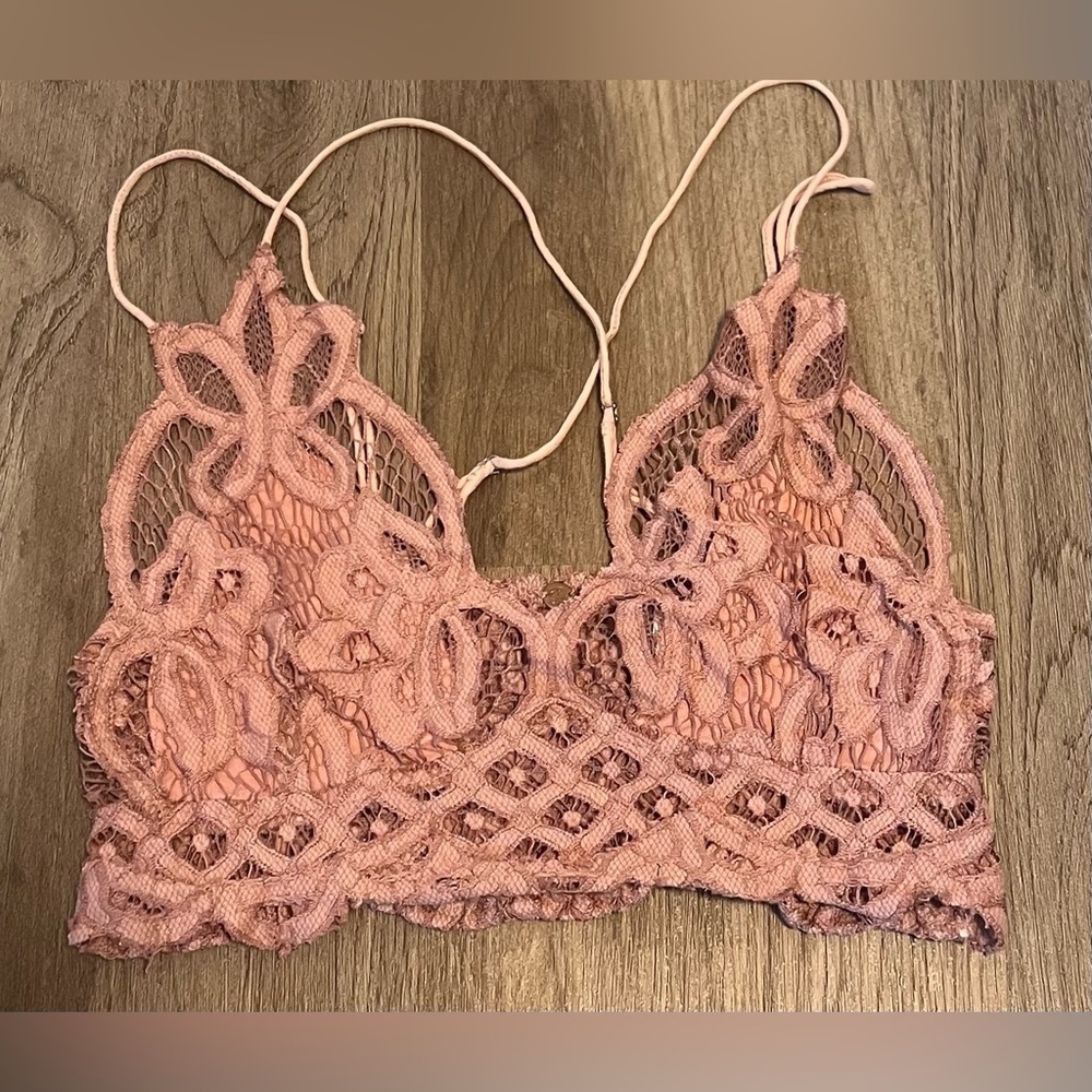 Women's FP One Pink Lace Bralette